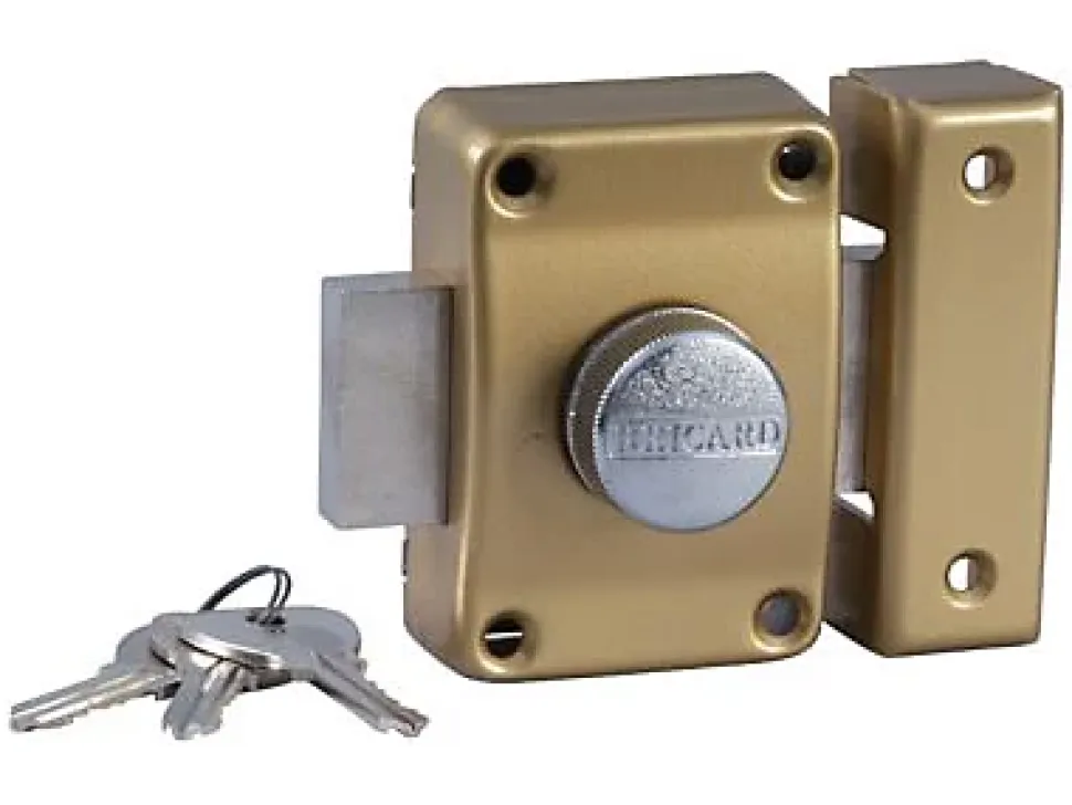Verrou Alpha bouton 45mm menuiserie métal