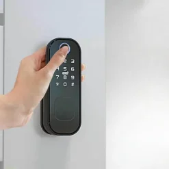 Verrou connecté biométrique locky-3 à empreinte digitale, code, badge et bluetooth