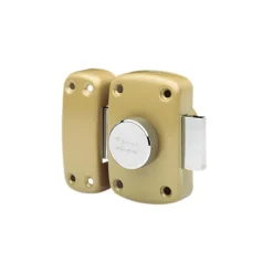 Verrou Cyclop à bouton cylindre ø23 x l. 45 mm, 3 clés Vachette
