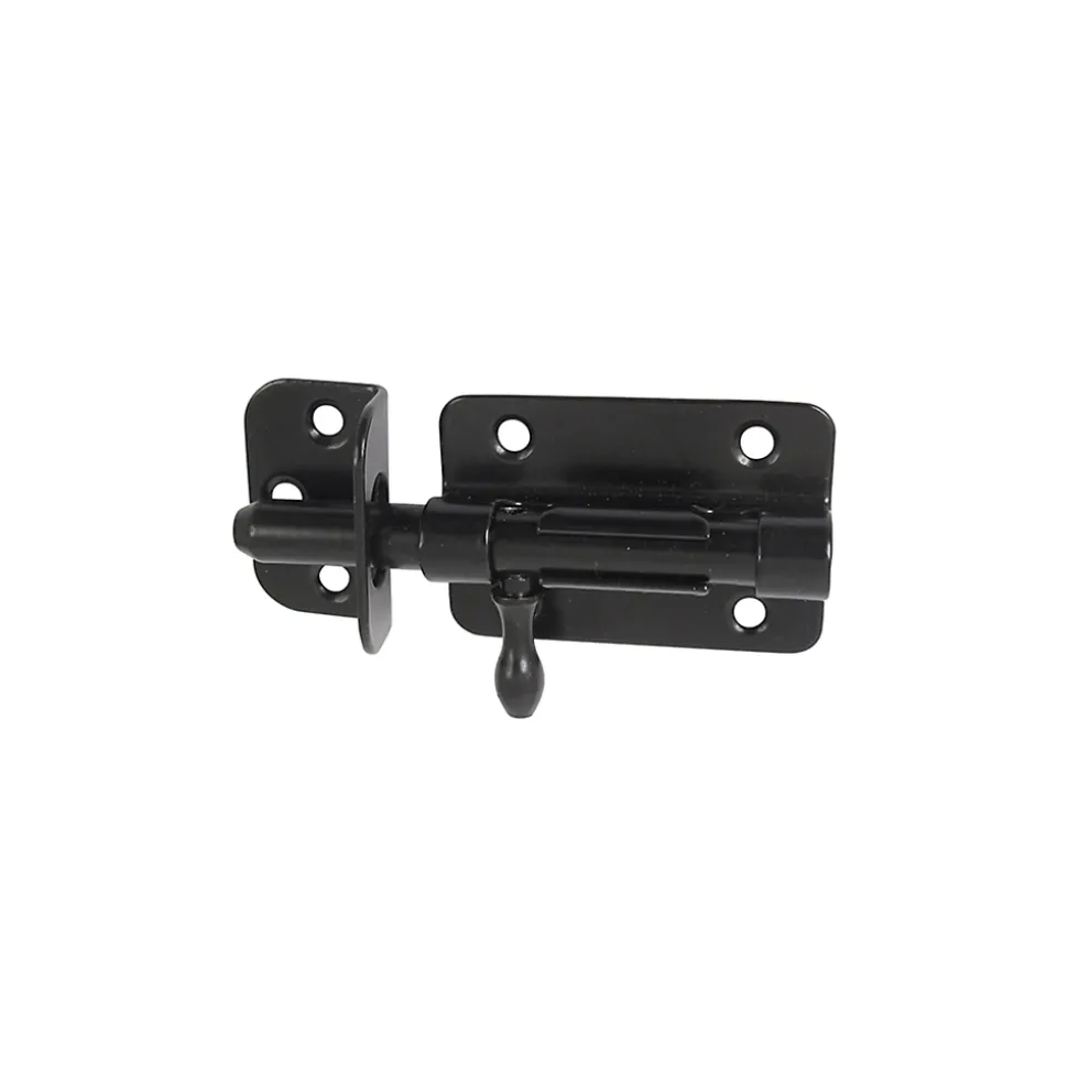 Verrou de box Afbat porte de cadenas noir ø8 mm