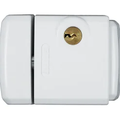 Verrou de fenêtre Abus blanc avec gâche