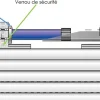 VERROU DE SECURITE A 4 MAILLONS (LAME 14)