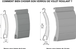 VERROU DE SECURITE A 3 MAILLONS (LAME 14)