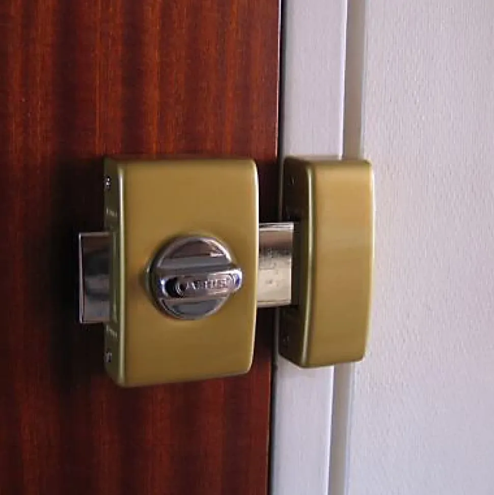 Verrou double cylindre clés réversibles Abus ø 23 mm / 45 mm