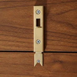 Verrou droit pour armoire l. 16mm x H. 70mm x EP. 7 mm