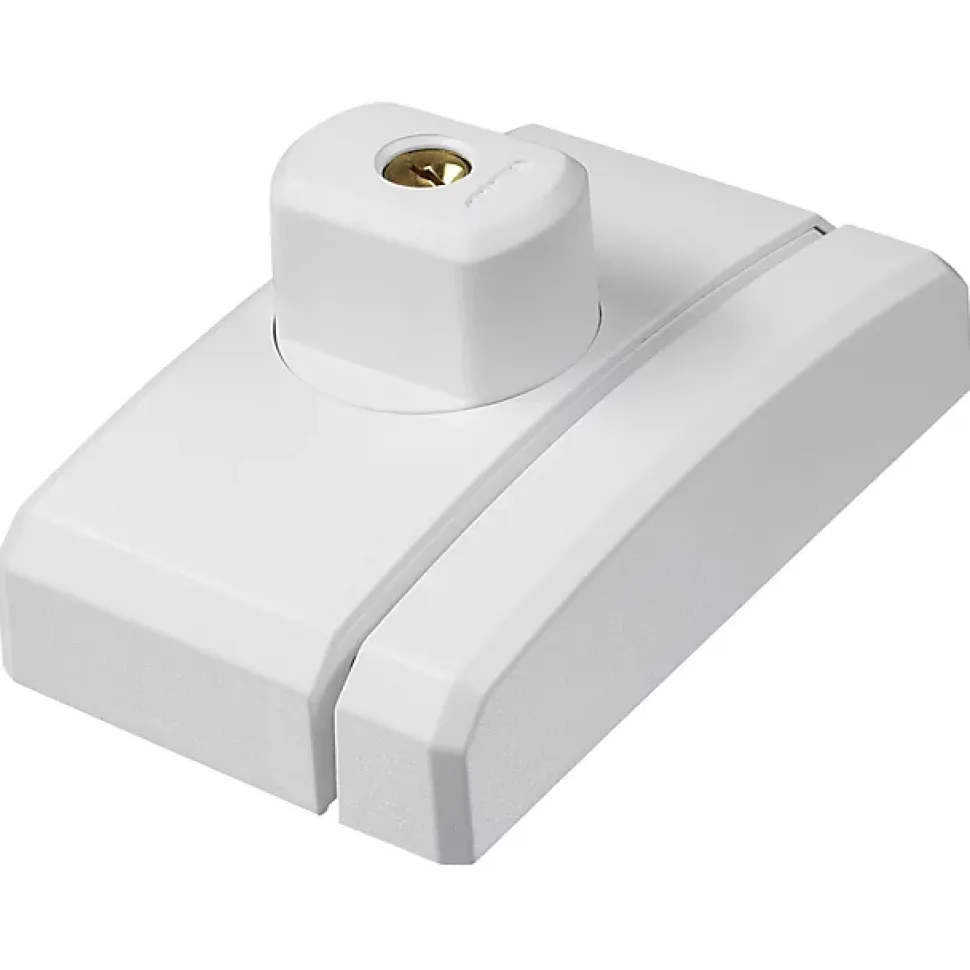 Verrou pour fenêtre/baie Abus acier blanc