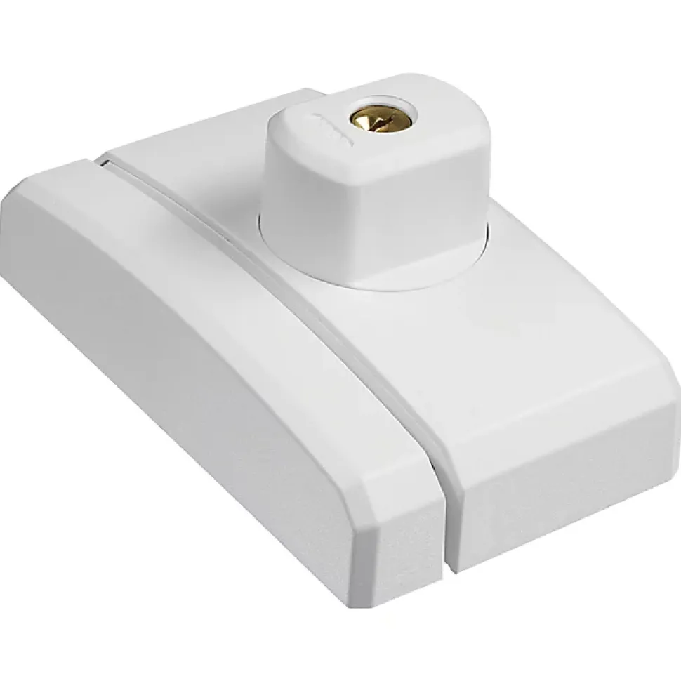 Verrou pour fenêtre/baie Abus acier blanc