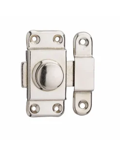Verrou pour porte d'ameublement, 25mm, acier zingué - THIRARD
