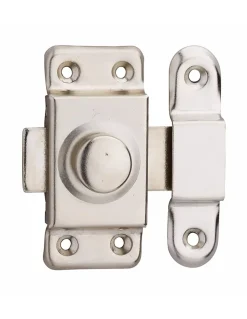 Verrou pour porte d'ameublement, 30mm, acier zingué - THIRARD