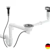 Vidage automatique pour évier 1 bac HANSGROHE D14-11 inox