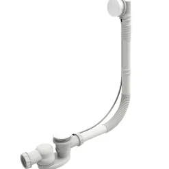 Vidage baignoire extra plat JACOB DELAFON câble long (1m) Blanc mat