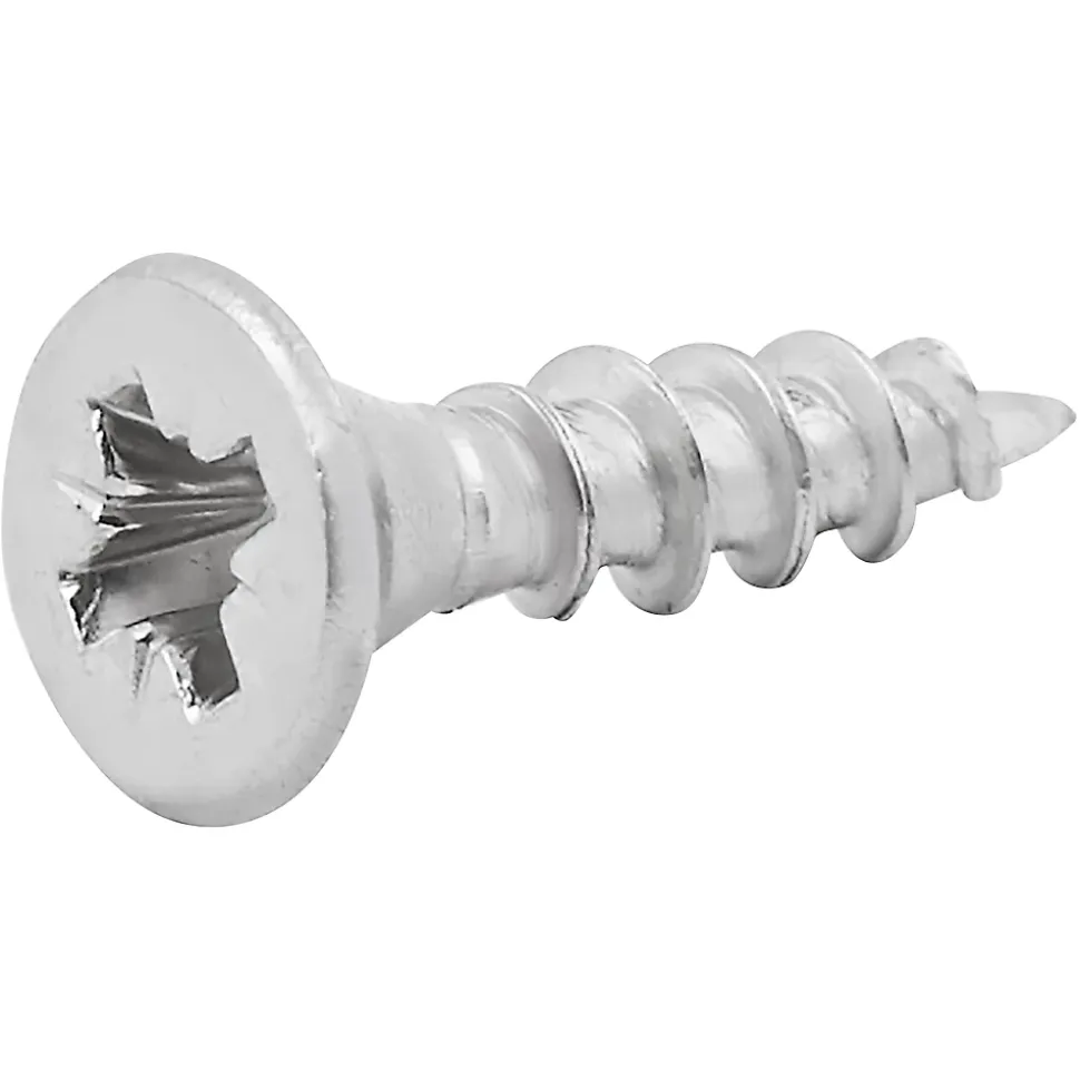 Vis à bois en acier inoxydable A4 pozidriv 4x16 mm - 20 pièces