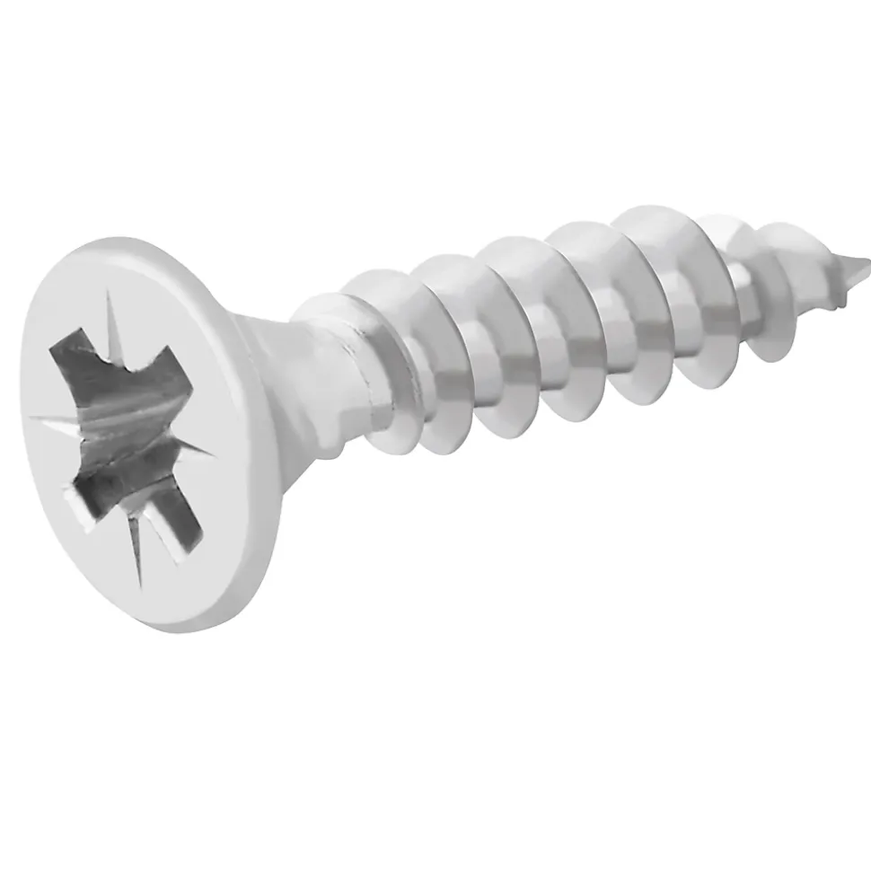Vis à bois en acier inoxydable A2 pozidriv 4x20 mm - 200 pièces