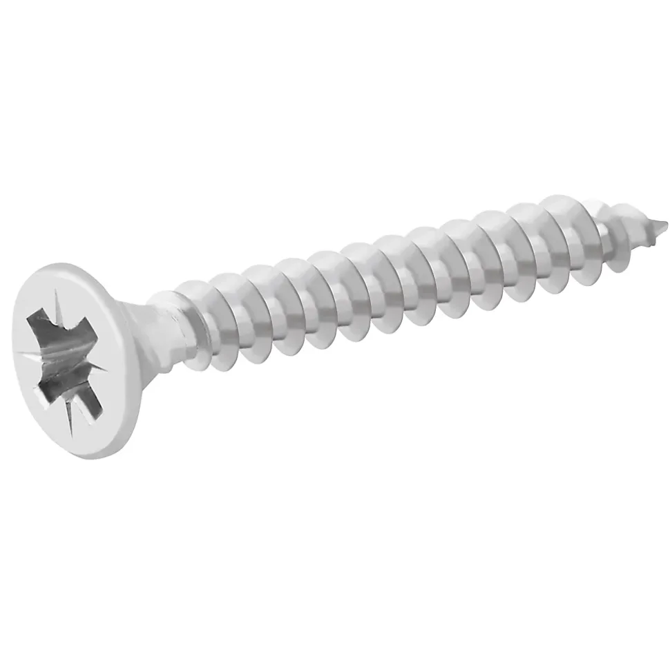 Vis à bois en acier inoxydable A2 pozidriv 4x30 mm - 200 pièces