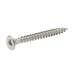 Vis à bois en acier inoxydable A2 pozidriv 4x40 mm - 20 pièces