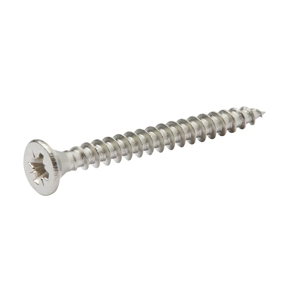 Vis à bois en acier inoxydable A2 pozidriv 4x40 mm - 20 pièces