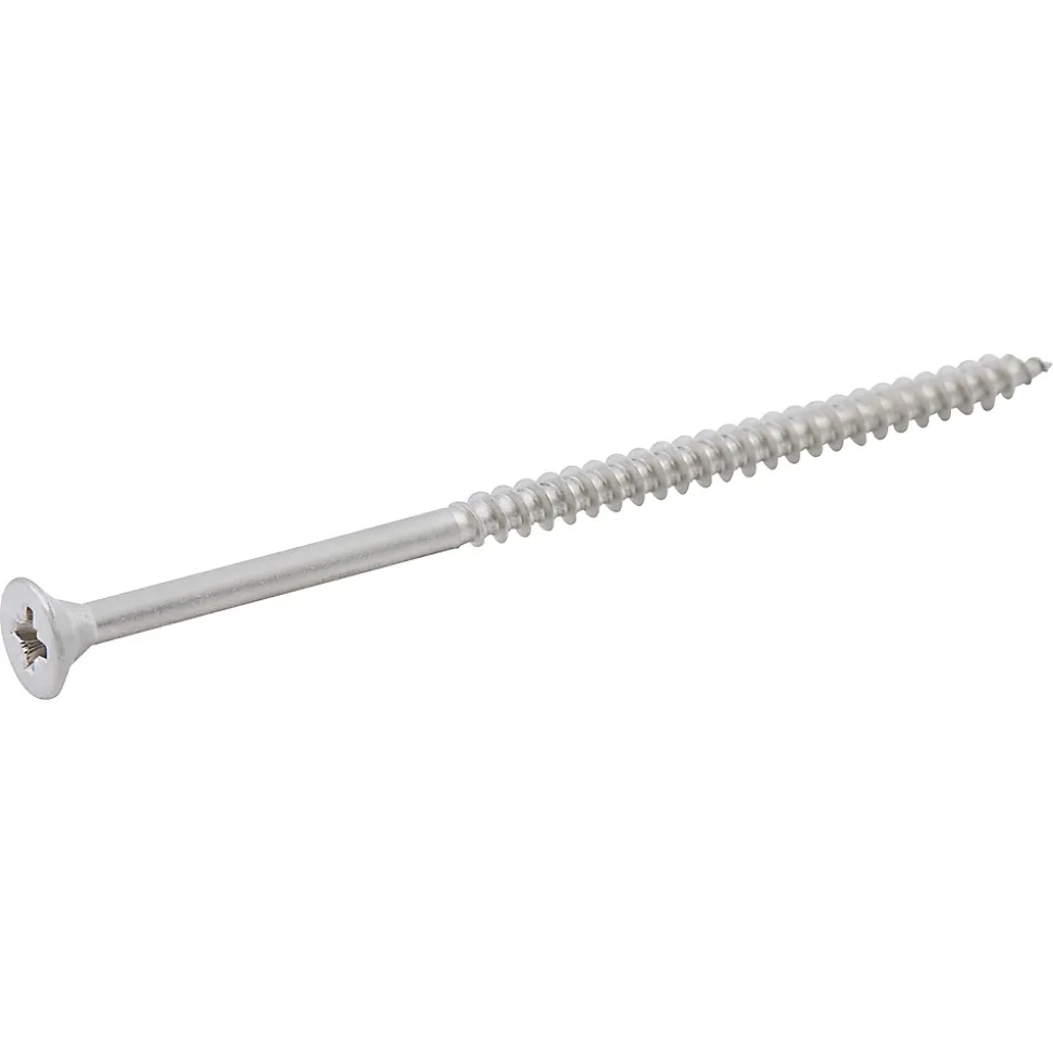 Vis à bois en acier inoxydable A2 pozidriv 6x120 mm - 20 pièces