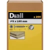 Vis à bois en acier inoxydable A2 pozidriv 5x60 mm - 200 pièces