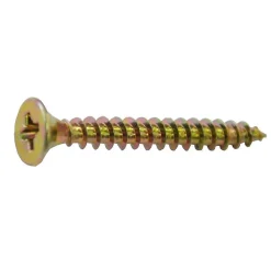 Vis à bois et agglo 4 x 25 mm tête fraisée POZIDRIV (boîte de 1000)