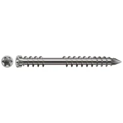 Vis À Bois Pour Terrasse Tête Cylindrique Filetage De Fixation T-star Plus T25 Inox A2 (360 Pcs)- Spax