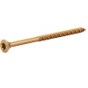Vis à bois Turbodrive Premium torx zinguée jaune 5x80 mm - 200 pièces