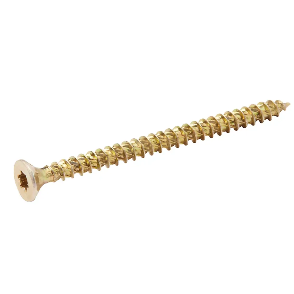 Vis à bois Turbodrive Premium torx zinguée jaune 3.5x50 mm - 100 pièces