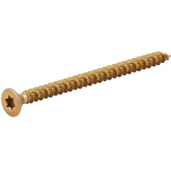 Vis à bois Turbodrive Premium torx zinguée jaune 4x60 mm - 100 pièces