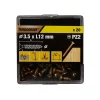 Vis à bois Turbodrive Premium pozidriv zinguée jaune 3.5x12 mm - 20 pièces