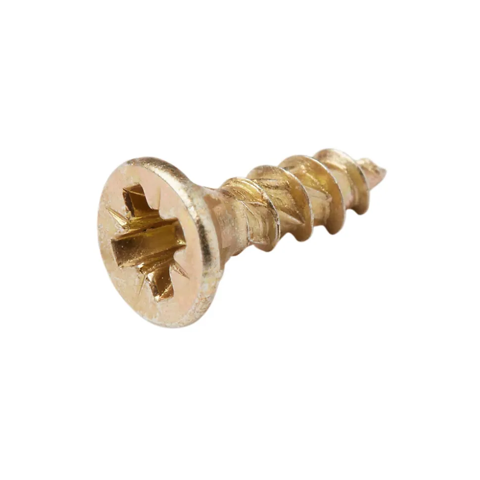 Vis à bois Turbodrive Premium pozidriv zinguée jaune 3.5x12 mm - 20 pièces
