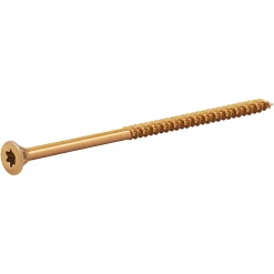 Vis à bois Turbodrive Premium torx zinguée jaune 5x100 mm - 100 pièces