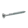 Vis à bois zinguée blanc - tête fraisée - filetage partiel - empreinte torx - pointe anti-fendage 8 x 180 - Boîte de 50