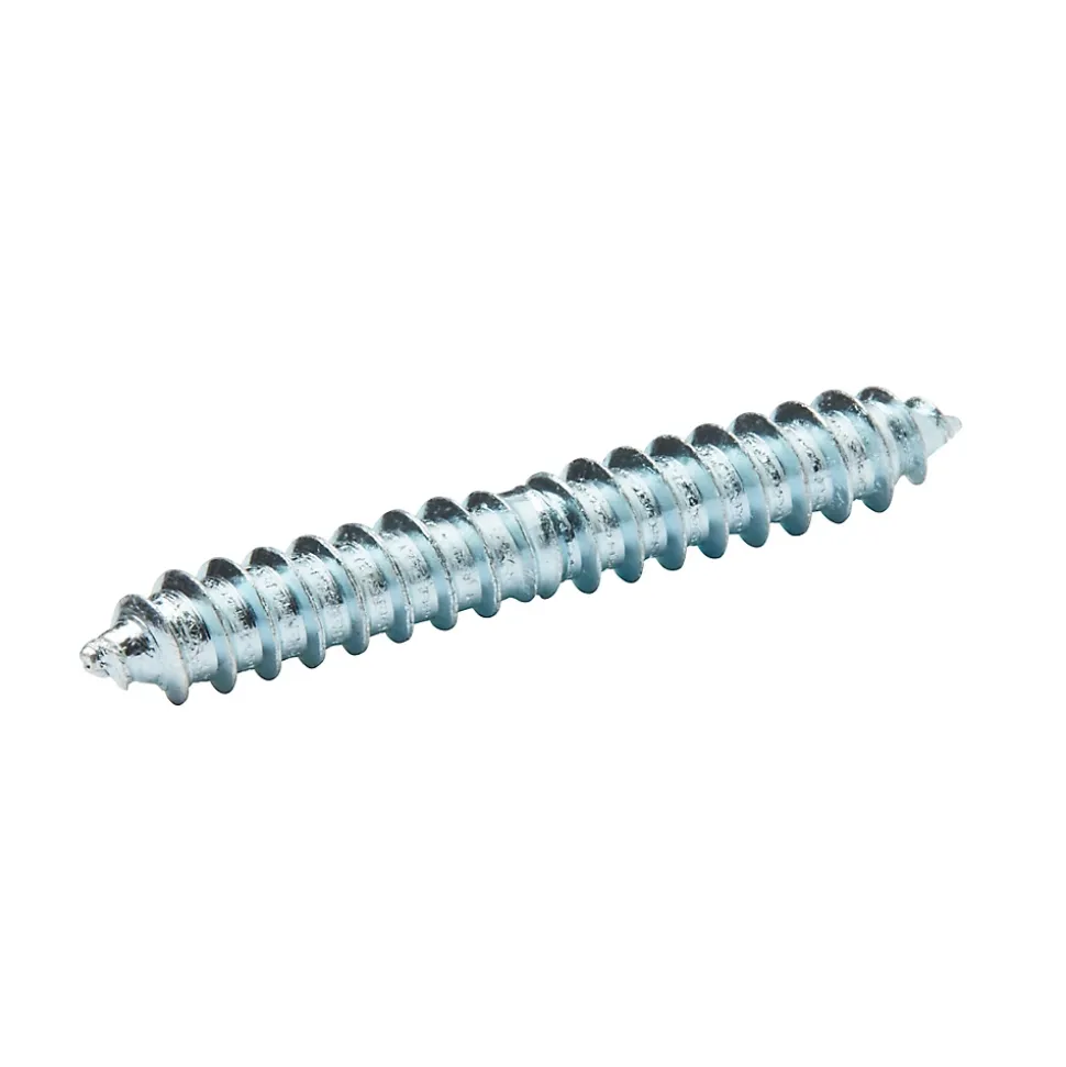 Vis à double filetage (bois/bois) 8x60 zingués mm - 5 pièces