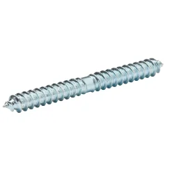 Vis à double filetage (bois/bois) 8x80 zingués mm - 5 pièces