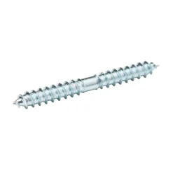 Vis à double filetage (bois/bois) 4x40 zingués mm - 5 pièces