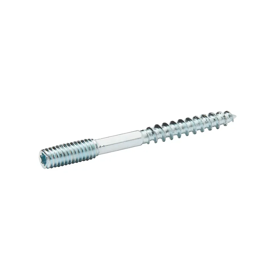 Vis à double filetage (métal/bois) 4x40 zingués mm - 5 pièces