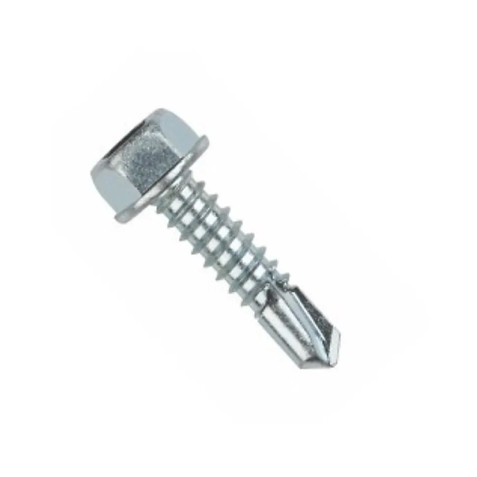 Vis auto-perceuse tête Hexagonale avec embase 6,3 x 25 mm (sachet de 200)