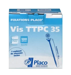 Vis autoperceuse TTPC 35 Placo® vendue par 500 pièces