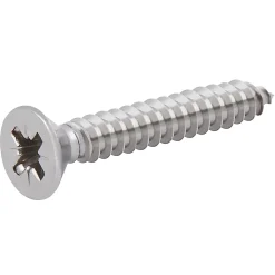 Vis autoperceuses fraisées en acier inoxydable A2, 4,8x32 mm - 25 pièces