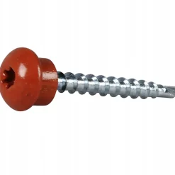 Vis autoperceuses toiture ESSVE EPDM pour bois TX25 RAL 8004 Brun cuivré 4,8 x 35 mm 250 pièces