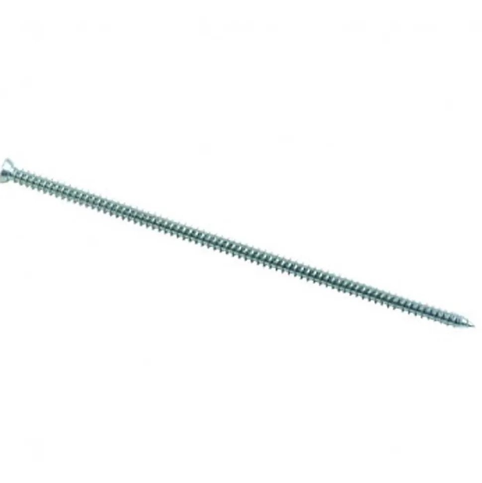 Vis béton pour fixation de châssis tête fraisée Torx T30 Zingué - 7,5 x 42 mm- Vendu par 200