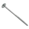 Vis de construction bois Klimas à tête large Torx zinguées blanches 5 x 40 mm 400 pcs