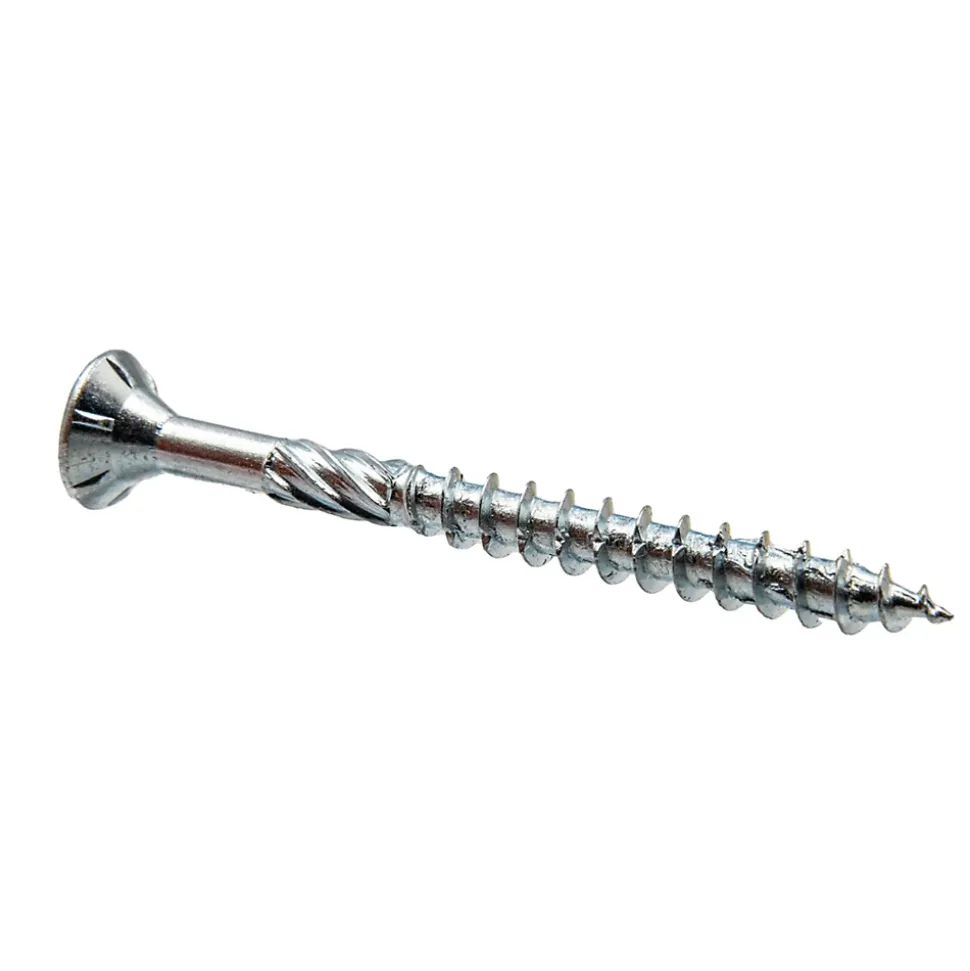 Vis de construction bois Klimas à tête fraisée Torx, zinguées blanches 6 x 280 mm 100 St.