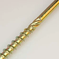 Vis de construction en bois Domax à tête disque, zinguée jaune, 5 x 70 mm 200 pcs