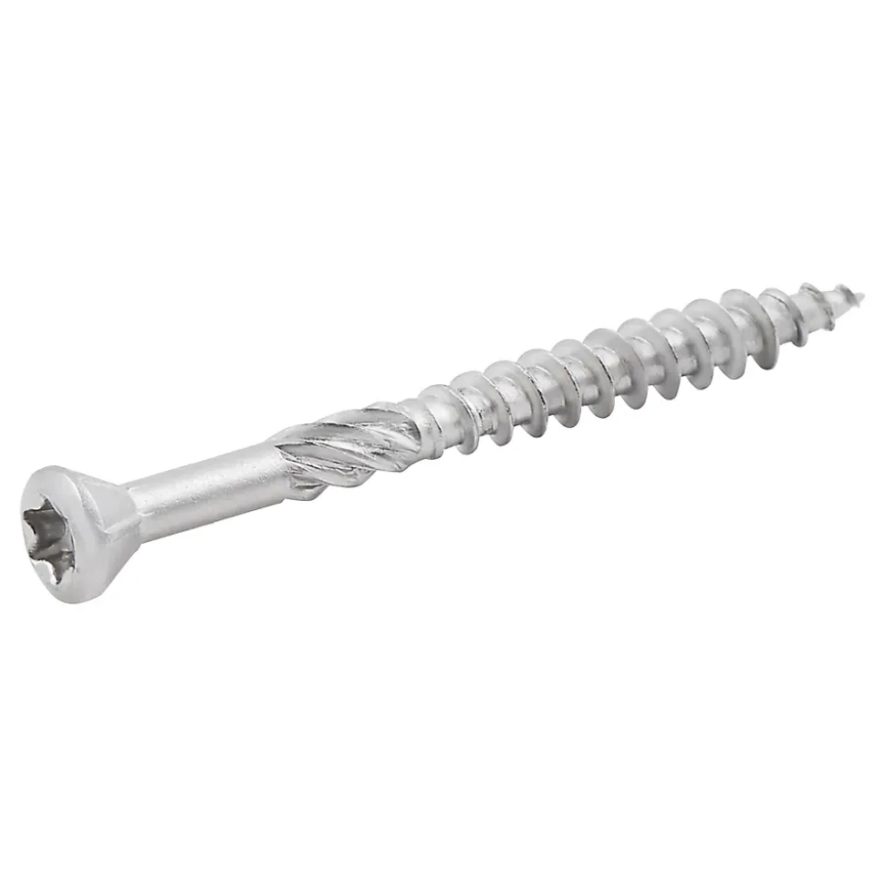 Vis pour terrasse Torx acier inoxydable A2 5 x 60 mm Turbodrive, 500 pièces