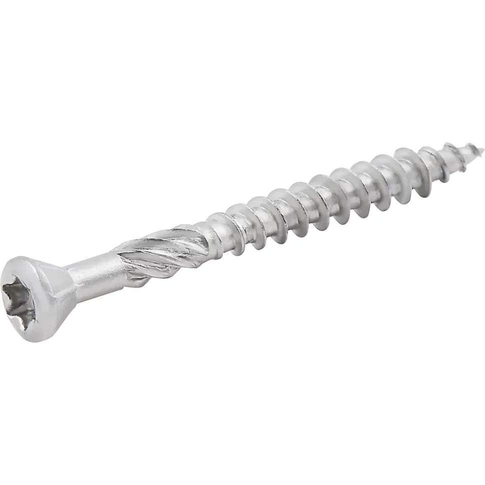 Vis pour terrasse Torx acier inoxydable A2 5 x 50 mm Turbodrive, 500 pièces