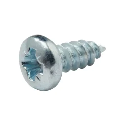 Vis zinguée autoperceuses à tête pozidriv 3,5x9,5 mm, 25 pièces