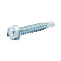 Vis zinguée autoperceuses à tête hexagonale, 5,5x32 mm - 25 pièces