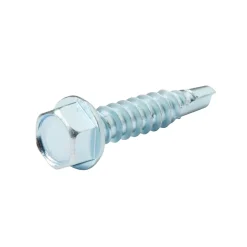 Vis zinguée autoperceuses à tête hexagonale, 5,5x25 mm - 25 pièces
