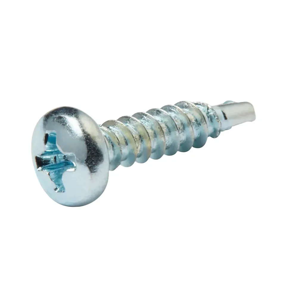 Vis zinguée autoperceuses à tête Philips 3,5x16 mm, 25 pièces