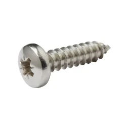 Vis zinguée autoperceuses à tête cylindrique acier inoxydable A2, 4,8x19 mm - 25 pièces